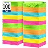 FIXSMITH Microfiber Cleaning Cloth, 100 Pack Shop Towels, Micro Fiber Cloth for Cleaning Car, All-Purpose Absorbent Cleaning Rags for Housekeeping, Dust Cloth for Office, Car Wash Towels, 12inx12in