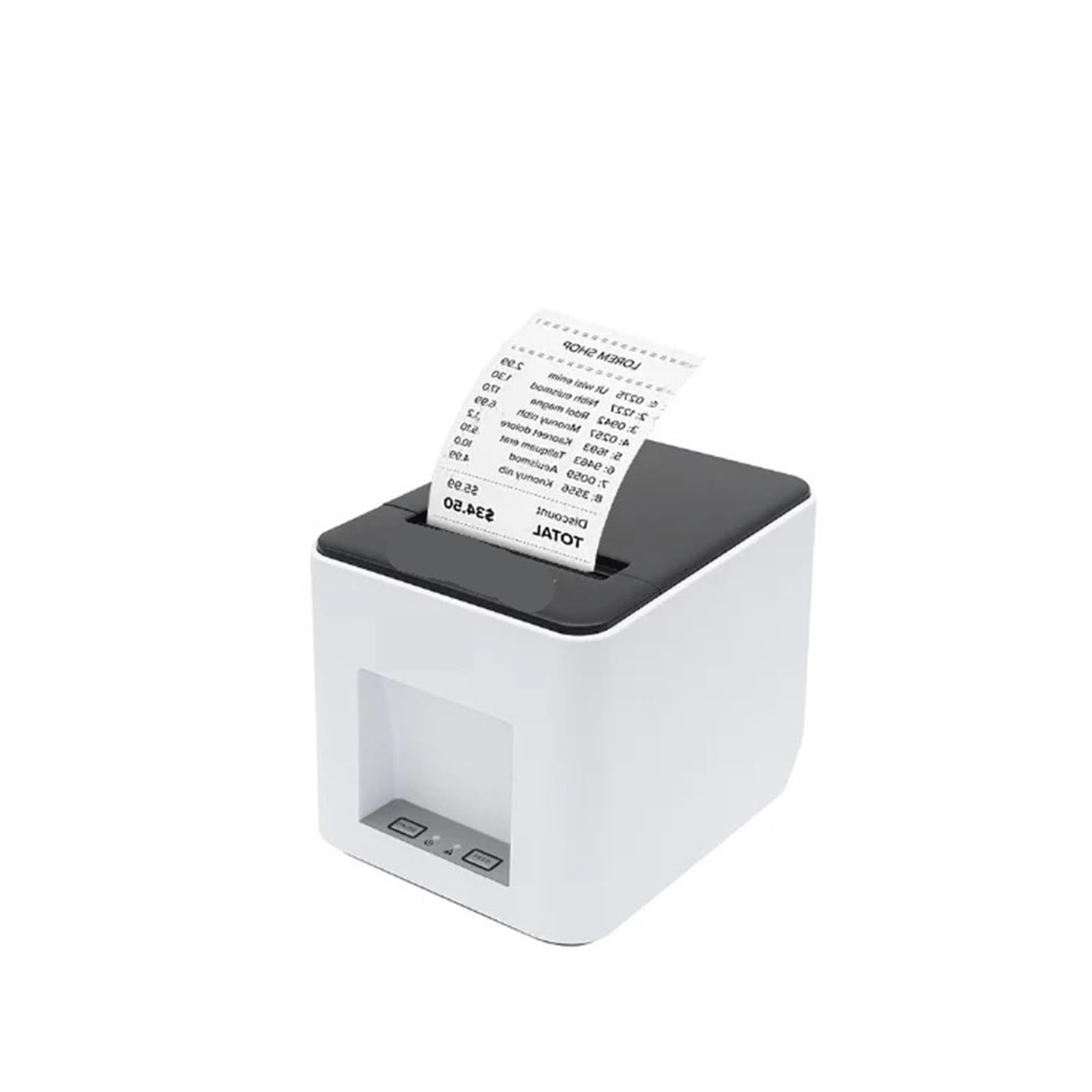 Stampante for etichette e ricevute 2 in 1 termica for codici a barre Bluetooth/USB da 80 mm T361U, Uso quotidiano affidabile