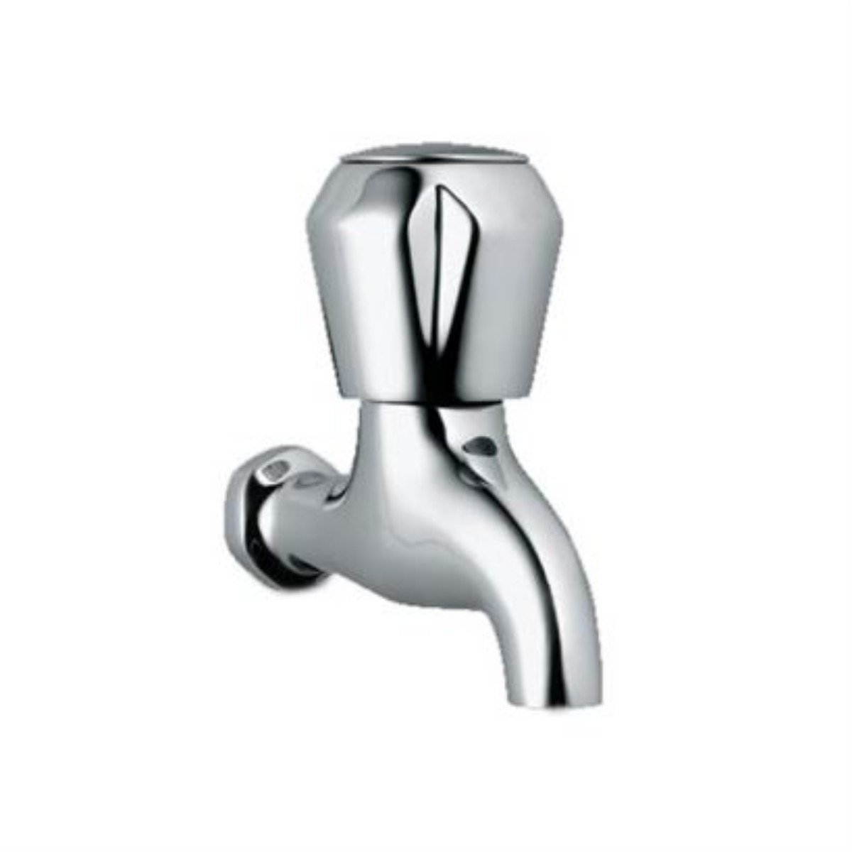 Essco Jaquar Brass Bib Cock Short Body (Chrome)