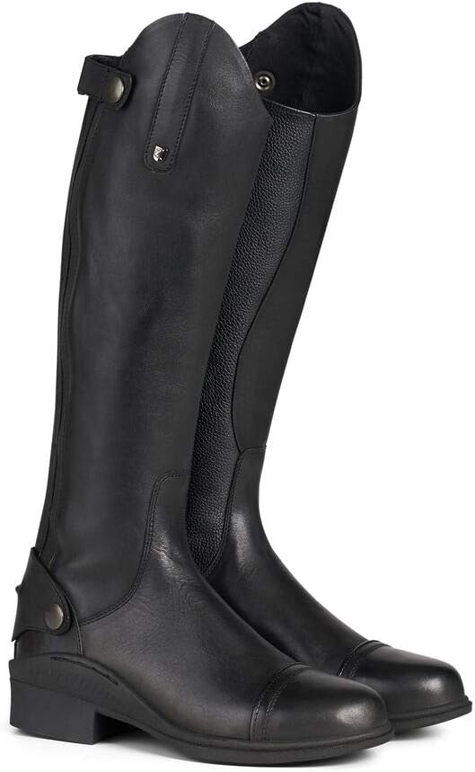 HORZE Geneve Teenage Tall Boots, 4, Black