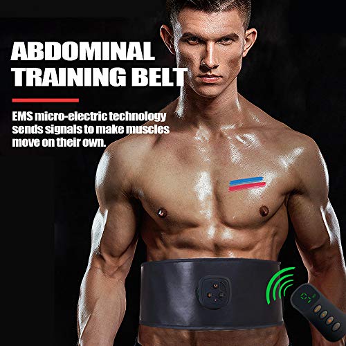 Estimulador muscular, Andoer Cinto de treinamento de fitness EMS Unissex inteligente Estimulador mus