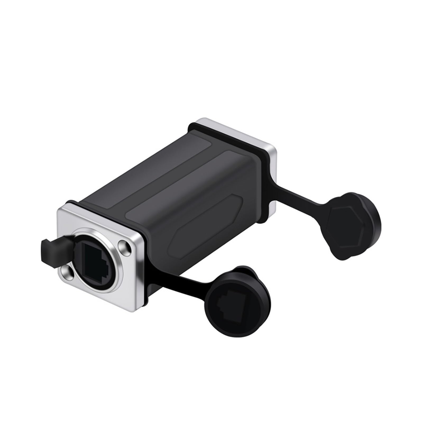 Accoppiatori adattatori diritti di rete da femmina a femmina RJ45 8P8C RJ45 da 10 pezzi (Color : 65mm Plastic)
