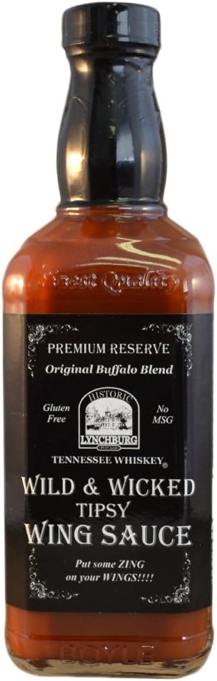Lynchburg Tennessee Whiskey Wild & Wicked Wing Sauce (Pack of 6)