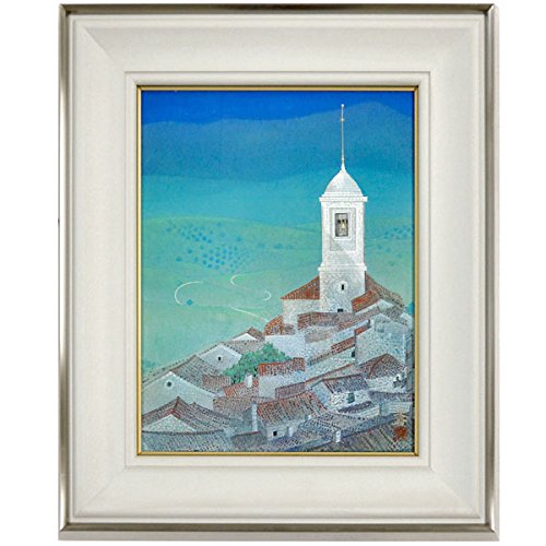 Amazon.co.jp: 渡辺美喜『アンダルシアの丘(6号)』日本画 風景画