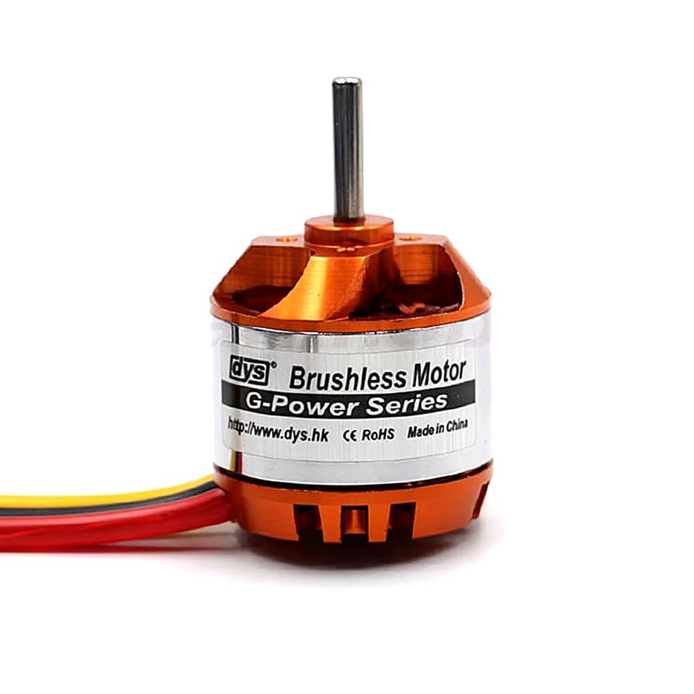 DYS D2830 2830 750KV 850KV 1000KV 1300KV 2-4S Lipo Brushless Motor 3.175mm Shaft 52g Gold and Silver for RC FPV Racing Drones (1PC D2830 750KV)