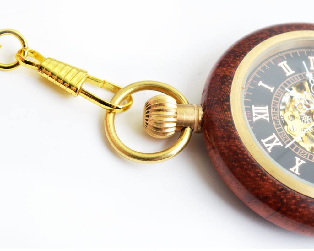Orologio da Tasca Meccanico Romano d'Epoca con Catene for Regali di Compleanno