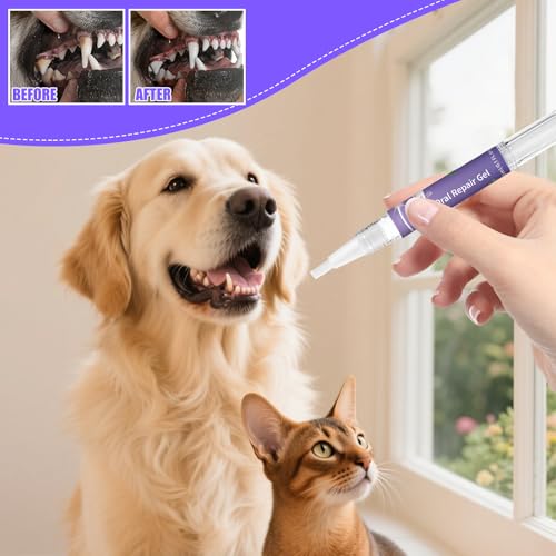 4Pcs Pet Oral Repair Gel Pen, Dog Teeth Cleaning Pen, Enzymatic Toothpaste Dogs with Whitening & Tartar Control, Effectively Eliminate Bad Breath, Easy No-Brushing Oral Care Solution - Image 6