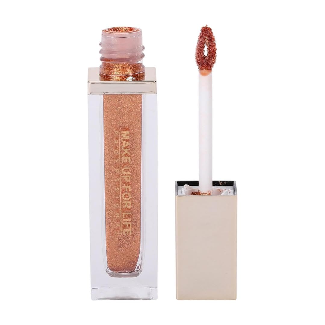 Make Up for Life Metallic Liquid Lipstick-01, Golden, 4.5ml-picture-14