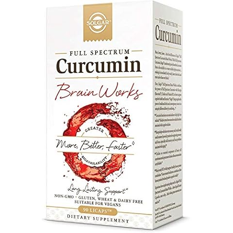 Solgar Full Spectrum Curcumin Brain Works Cover