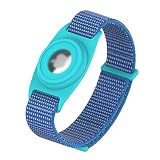 AirTag Bracelet for Kids, Colorful Apple Air Tag Protective Cover with Nylon Wristband, Anti Lost GP