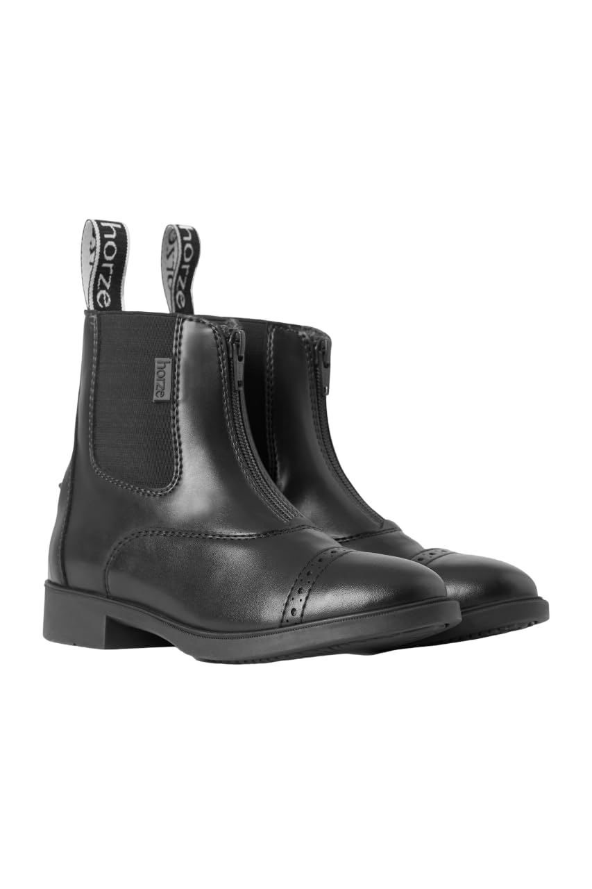 HORZE Bottines d'équitation Wexford Jodhpur avec fermeture éclair pour femme