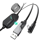 Amazon.co.jp: Zybervr リンクケーブル（黒） 高速データ転送と