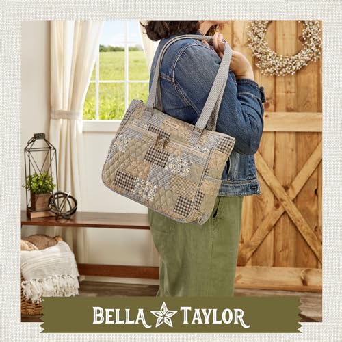 Bella Taylor Everyday Tote | Lightweight Quilted Fabric Handbags for Women2
