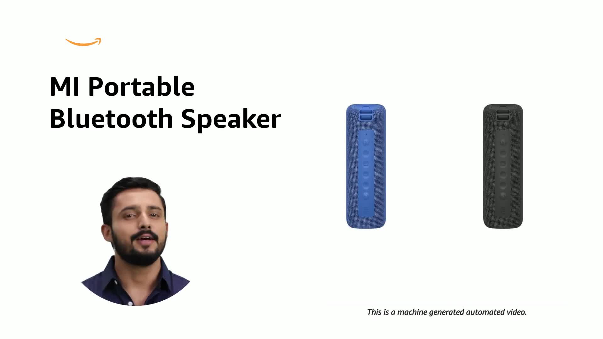 MI Portable Wireless Bluetooth Speaker (Blue)|16W Hi-Quality