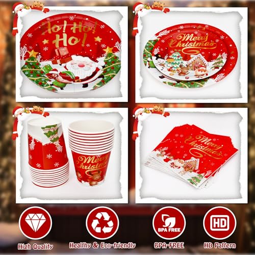 Christmas Party Tableware Set for 20 People - Image 3