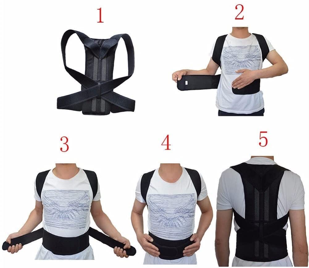 Haltungskorrektur für Männer, Rückenglätter, Haltungskorrektur, Schmerzen im unteren Rücken, orthopädischer Rückenstützgürtel, Haltungskorsett, Rückenstütze, Unterstützung der Rückenhaltung (Far