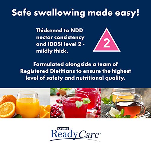 Lyons ReadyCare Thickened Water Clear No Flavor Added for Dysphagia
