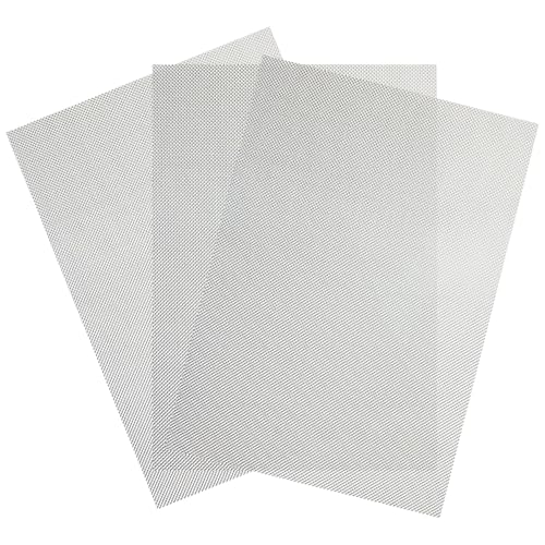 SYEYCW 3 Pezzi Rete Metallica, 210 x 300mm Maglia in Acciaio Inossidabile 304, 20 Maglie Rete Maglia Piccola, Filtro Filtrante per Precludere Roditore Insetti, Filtrazione Griglia Ventilazione
