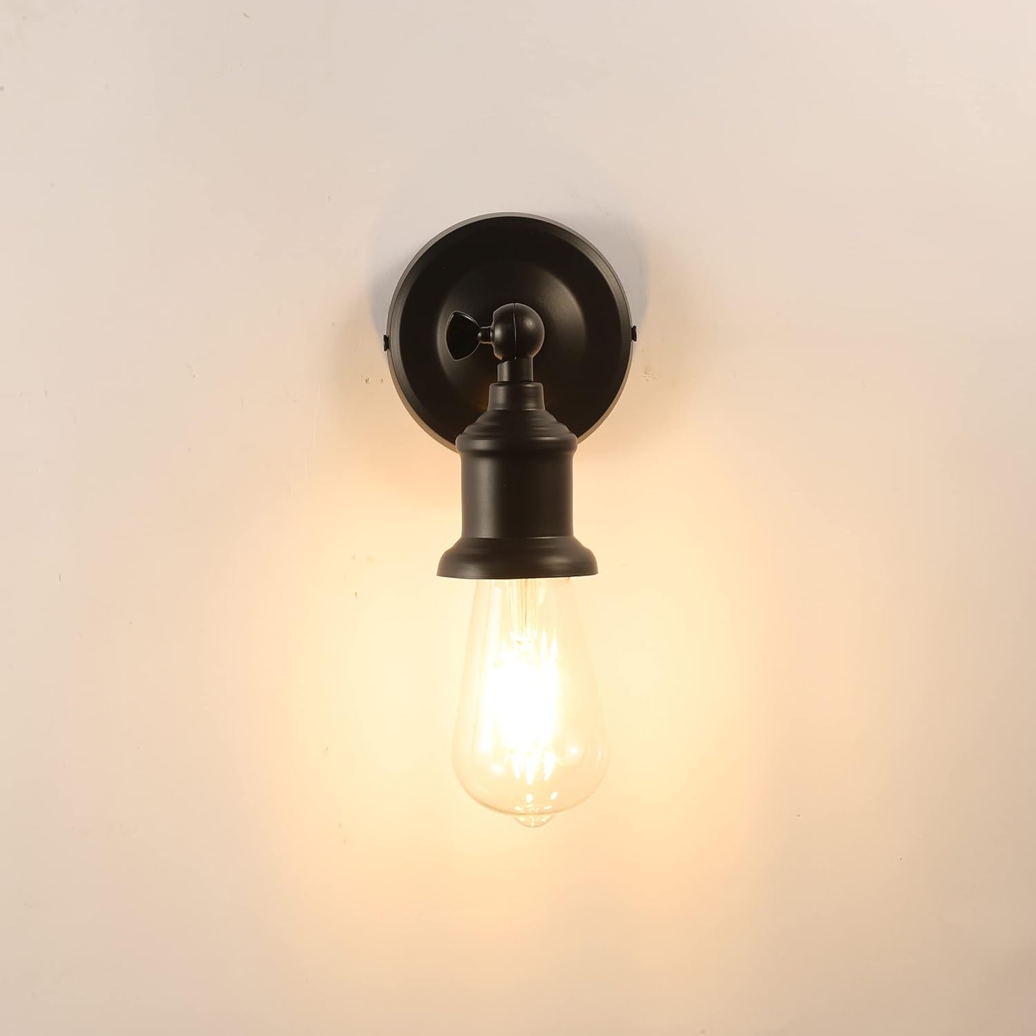 12V LED Wall Sconce Light Fixture with ON/Off Switch, Warm White Reading Lamp with E26 LED Bulb (Included) for RV, Boat, Marine, Motorhome, Caravan