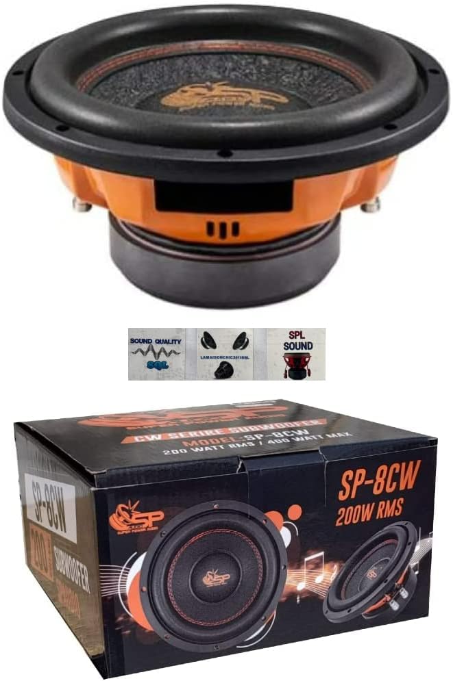 Diametro foro di installazione: 17,6 cm; Profondità di montaggio: 9,2 cm; Diametro magnete: 12,3 cm; Peso del subwoofer: 2,44 kg; Peso della confezione: 2,7 kg; Venduto singolarmente.