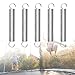 KLYNGTSK 2 Stück Zugfeder Edelstahl Verlängerungsfeder Spannungsfeder Zugfeder mit Haken Spannfeder 70mm Druckfeder Sprungfedern Trampolin Stahlfeder Spiralfeder für Industrie, Fertigung