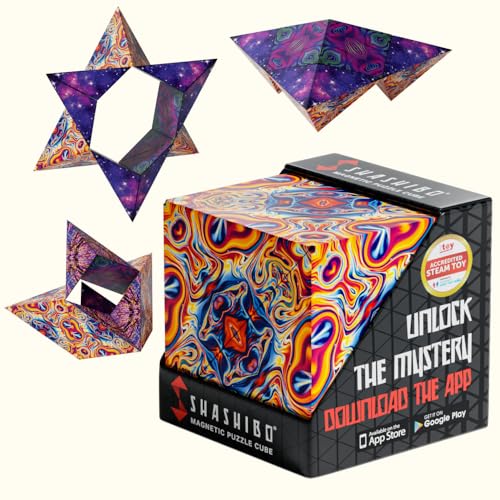 Shashibo Rompecabezas para Niños - Premiado Cubo Magnético Patentado con 36 Imanes de Tierras Raras - Asombroso Rompecabezas 3D – Juguete para Adultos Cubo 70 Formas (Spaced out) Shashibo Rompecabezas para Niños - Premiado Cubo Magnético Patentado con 36 Imanes de Tierras Raras - Asombroso Rompecabezas 3D – Juguete para Adultos Cubo 70 Formas (Spaced out)