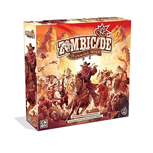 Asmodee - Zombicide Undead or Alive: Running Wlid, Espansione Gioco da Tavolo, 14+ anni, 1-6 Giocatori, Edizione in Italiano