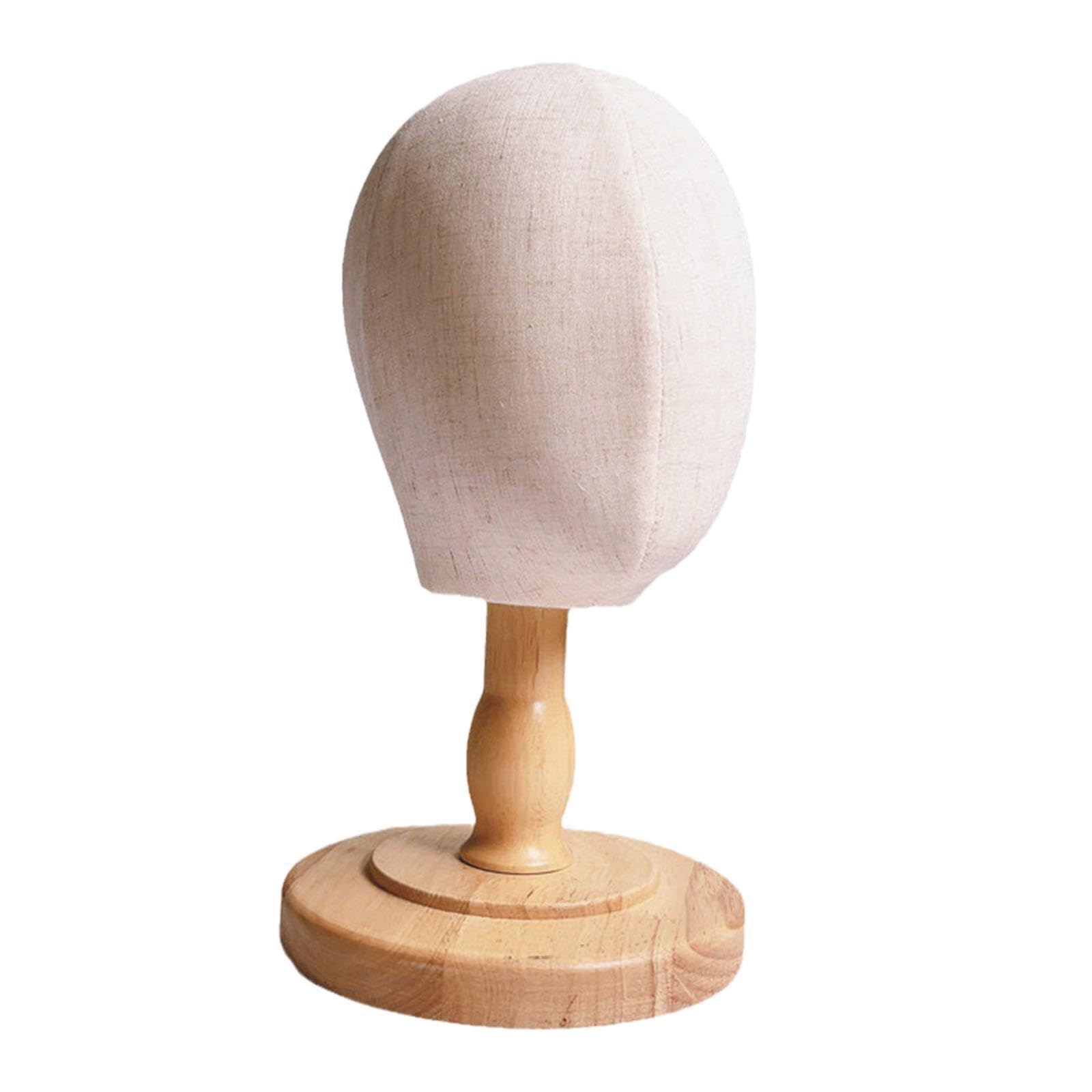 AUYXSSZ Durable Mannequin Head Model Display Stand For Storing Wigs Hats Accessories At Home Or Mall Headphones Manikin Head Wig Hat Caps Display Holder , Beige , 50cm