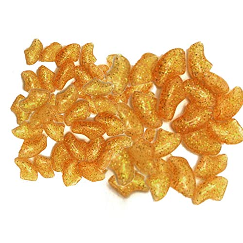 Ninery Ave 20pcs Soft Pet Cat Nail Caps Claws Control Paws Off + Adhesive Glue (XS, Crystal Gold) Ninery Ave 20pcs Soft Pet Cat Nail Caps Claws Control Paws Off + Adhesive Glue (XS, Crystal Gold)