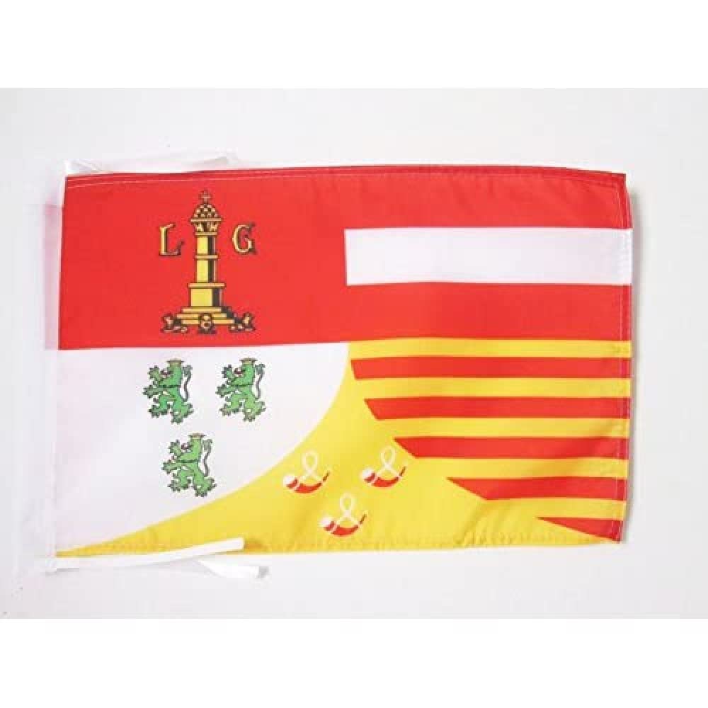 Iran Old Persia Flag 18'' x 12'' cords - Persian SMALL flags 30 x 45cm - Banner 18x12 in - AZ FLAG — view 569