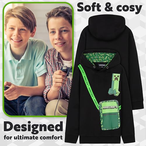 Minecraft Hoodie for Boys Teenagers Hooded Sweatshirt Creeper Youth Pullover Gamer Sweater Fashion Casual Gifts for Boys3