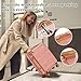 imiomo Carry on Luggage Airline Approved with TSA Lock, Hard Shell 20 Inch Travel Carry-on Suitcase with Spinner Wheels and Charging Port, Pink