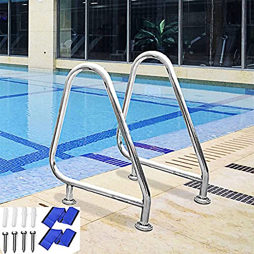 Barandal para escalera de piscina de acero inoxidable 304 miniatura 1