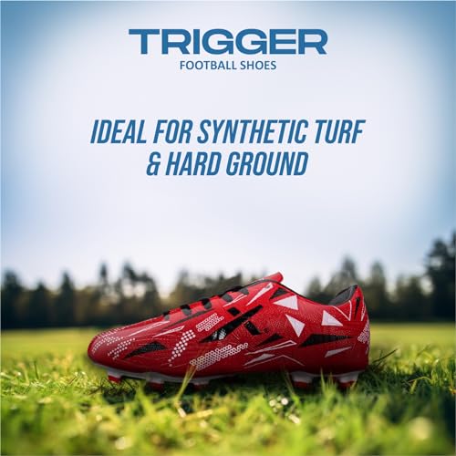 Image of Vector X Trigger Football Shoe /Studs, Double Colored TPU Sole, Padded Footbed, Premoulded Heel Shoe for Men