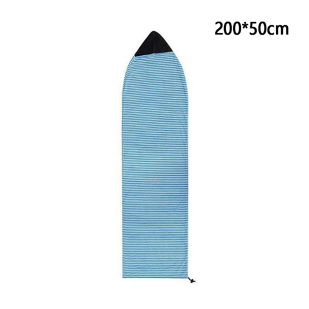 Faderr - Copertura leggera per calzini da surf, ad asciugatura rapida, leggera, accessori per tavola da surf, tavola rigida, bordo corto (blu, dimensioni: 200 x 50 cm)