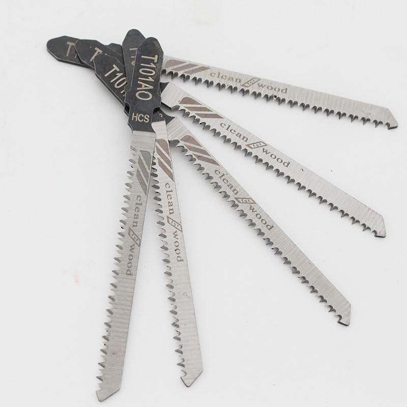 Spare Part for HCS T-Shank Jigsaw Blades for Plastic Wooorking Tools Saw Set - (Color: T101BR X 20pcs)