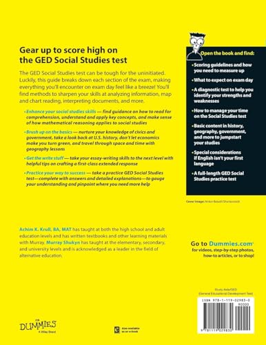 GED Social Studies For Dummies - Image 2