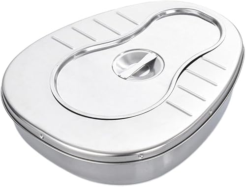 男性用ステンレス製ベッドパン、男性用防汚ベッドパン、看護用トイレ便器、看護用、病院、患者用