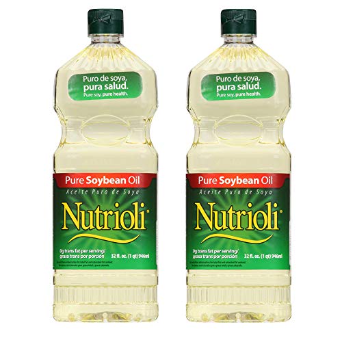 Nutrioli Pure Soybean Oil 32 fl oz (32oz 2 Pack)