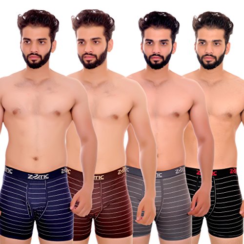 Buy ZOTIC Multicolor Trunk Men Underwear Combo,Cotton,Innerwear,Pack of