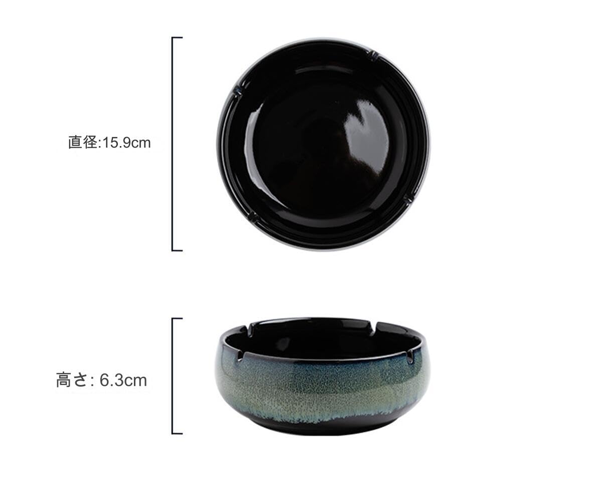 Amazon.co.jp: 灰皿 陶器 タバコ用 レトロな中華風 アンティーク 灰皿