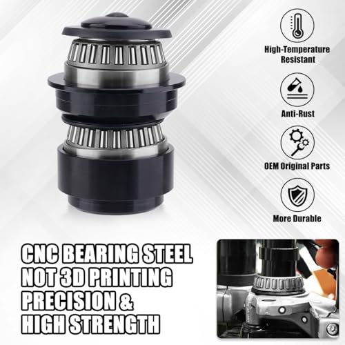 Image of Upgraded Roller Fork Bearing Kit for Sur Ron Light Bee X /S Segway X160 X260, Upgraded Pivot Bearing Assembly OEM Motorcycle Headle Bearings Spacer Replacement Set (Headset Fork Bearing Kit)