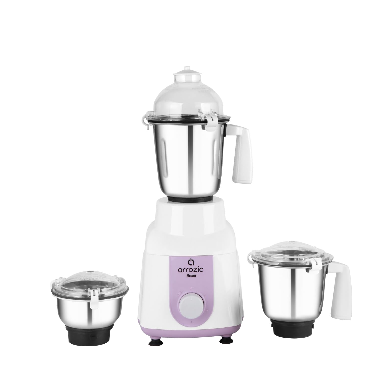 ARROZIC Boxer Mixer Grinder, 750W Motor, 3 Stainless Steel Jars, 2 Year Warranty-image-42
