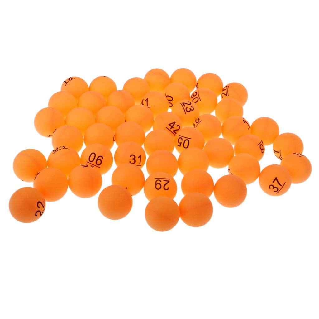 Ping Pong Balls 50 Unidades Lotería Bingo Juego