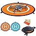 Nuofan Nylon Drones Parking Landing Pad Pliable Aircraft Launch Pad Étanche Portable Helipad pour RC Drones Helicopter, PVB Drones, DJI Mavic Pro Phantom Pro (75cm)