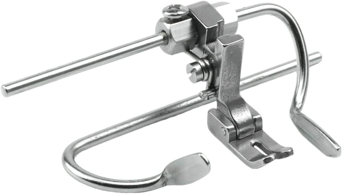 SIVANA's P723 (S521) Quilting Presser Foot for Industrial Sewing Machine | Double Guide Foot with Left & Right Fabric Edge Guide | Low Shank Lockstitch Machine for Tailoring, Stitching, Quilting Work-image-29