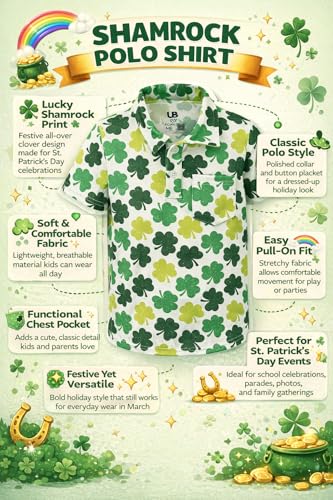Image of Unique Baby Moisture Wicking Kids Polo Shirts for Toddler Boys Polo Shirt