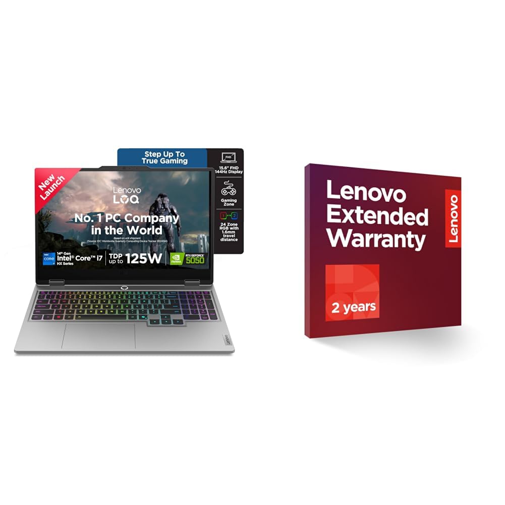 Lenovo LOQ 2025 Intel Core i7-14700HX| NVIDIA RTX 5050 8GB (16GB RAM/1TB SSD/144Hz Refresh Rate/440 AI TOPS/15.6" (39.6cm)/Wind 2 Year Onsite Warranty + Accidental Damage Protection-image-11