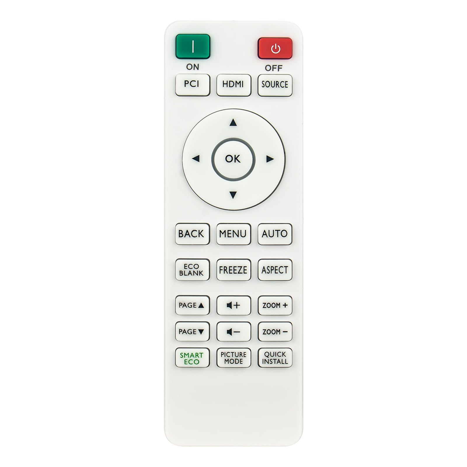 RCX016 Replace Remote Compatible with BENQ Digital Projector MH560