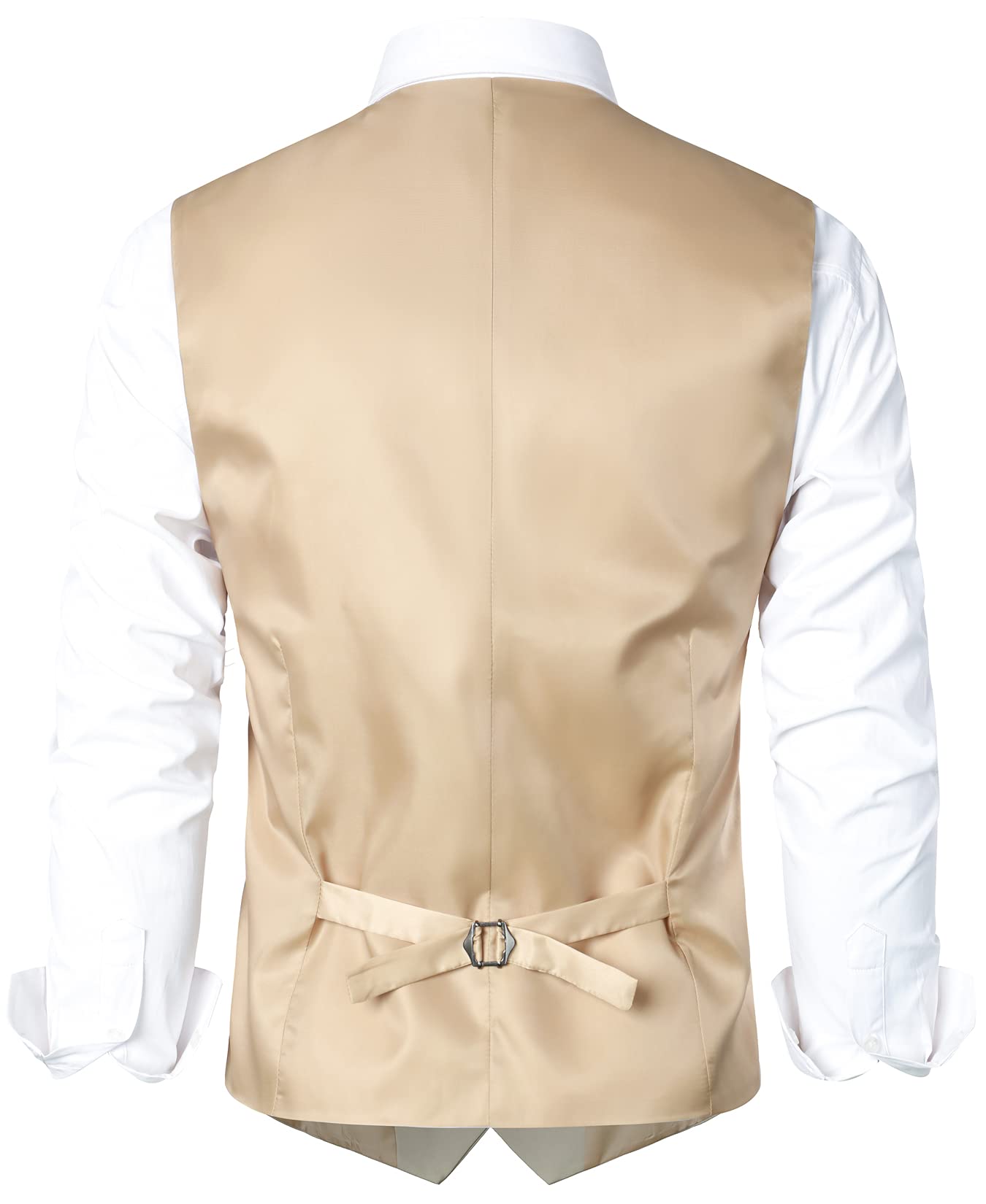 PARKLEES Gilet de smoking pour homme, style hipster, style urbain, affaires, formel, coupe ajustée